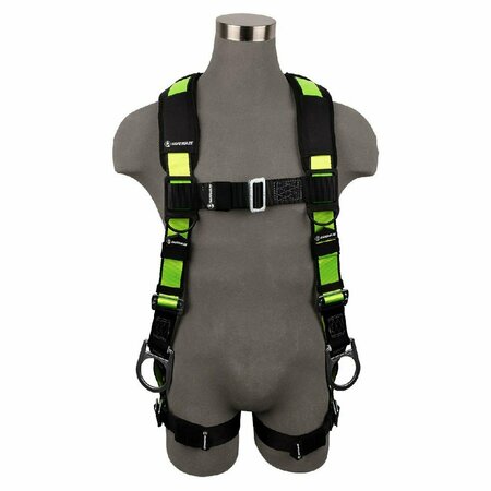 SAFEWAZE PRO Full Body Harness: 3D, MB Chest/Legs FS281